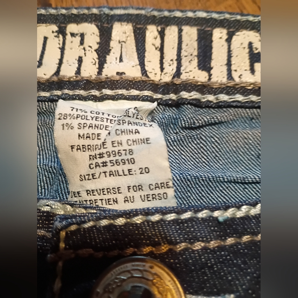 Hydraulic Brand Women's Jeans Size 20 "Nolita" Curvy Slim Boot Cut Pre-owned - Picture 2 of 11